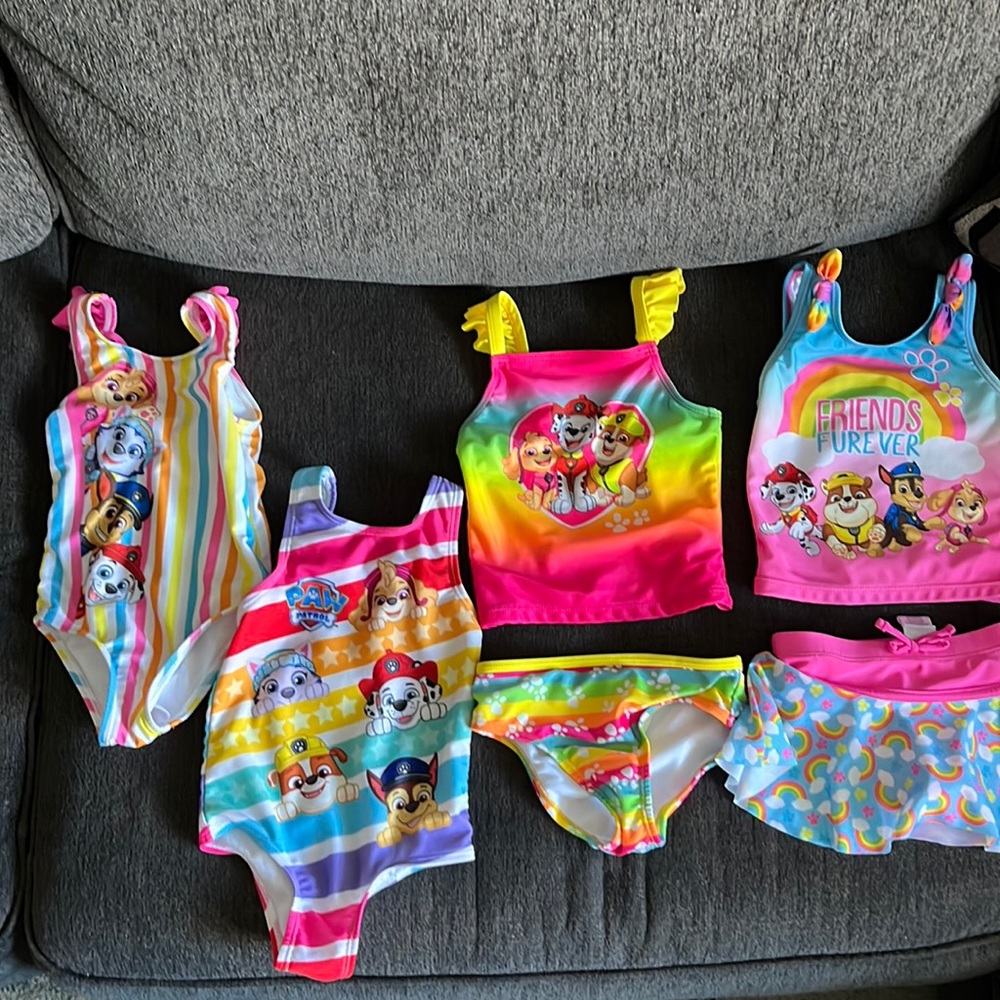 Paw patrol 2T bathing suit lot